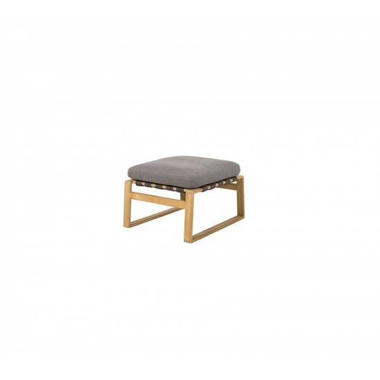 Cane-line Endless soft footstool w/teak frame, 53503TAITG