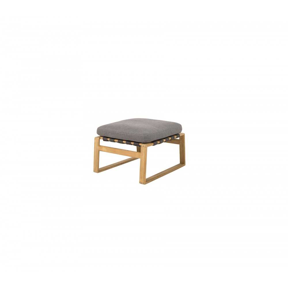 Cane-line Endless soft footstool w/teak frame, 53503TAITG