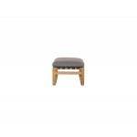Cane-line Endless soft footstool w/teak frame, 53503TAITG