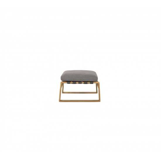 Cane-line Endless soft footstool w/teak frame, 53503TAITG