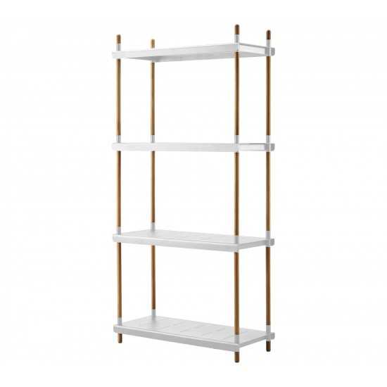 Cane-line Frame shelving system complete base unit, 5799TAW