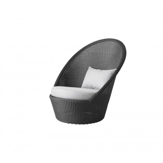 Cane-line Kingston sunchair w/wheels, 5448LG