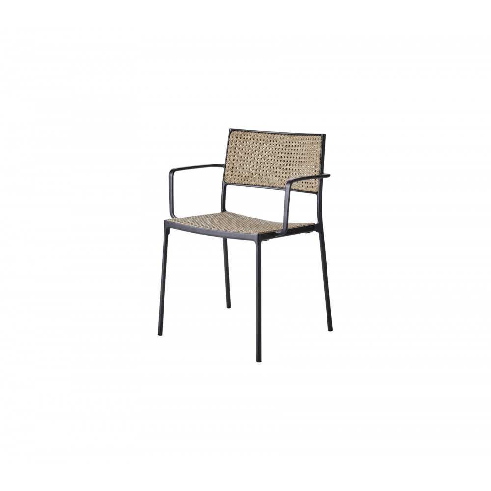 Cane-line Less armchair, stackable, Set of 2, 11430ALDU