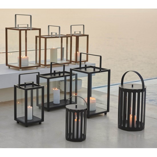 Cane-line Lighthouse lantern large, Set of 2, 5725AL