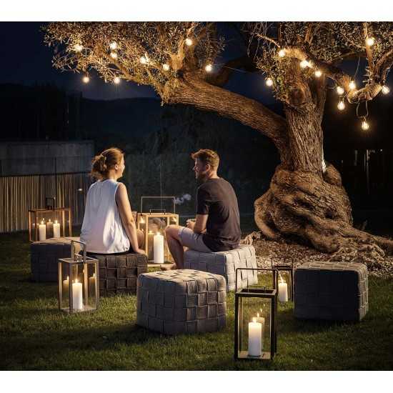 Cane-line Lighthouse lantern small, Set of 2, 5724ADG