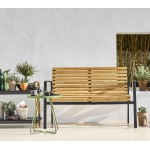 Cane-line Parc bench, 11561TAL