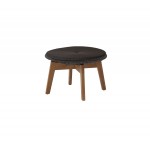 Cane-line Peacock footstool/side table w/teak legs, 5358RODGT