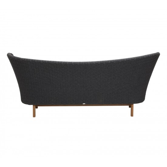 Cane-line Peacock Wing 3-seater sofa w/teak legs, 5560RODGT