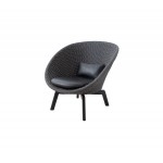 Cane-line Peacock lounge chair cushion set INDOOR, 7458SEATY1008