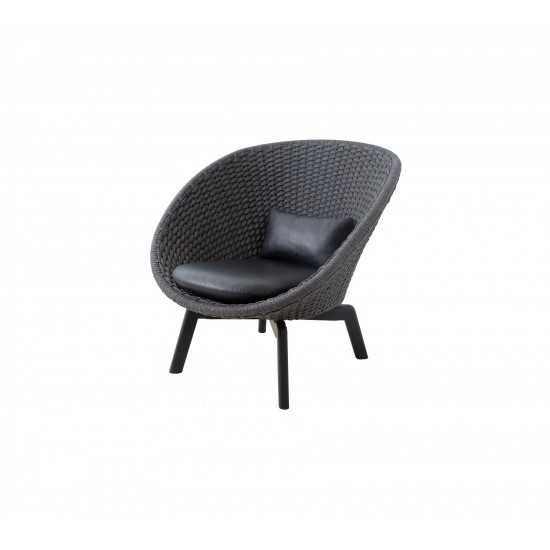 Cane-line Peacock lounge chair cushion set INDOOR, 7458SEATY1008