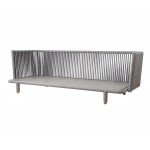 Cane-line Moments 3-seater sofa, frame, F7543ROG