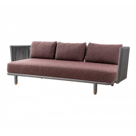 Cane-line Moments 3-seater sofa, frame, F7543ROG