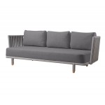 Cane-line Moments 3-seater sofa, frame, F7543ROG
