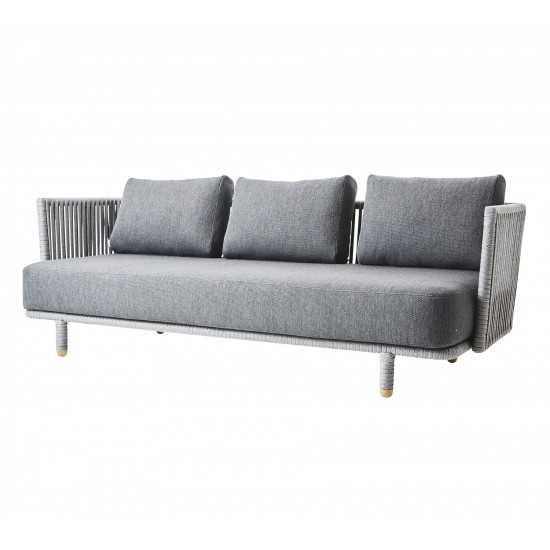 Cane-line Moments 3-seater sofa, frame, F7543ROG