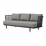 Cane-line Sense/Moments 3-seater sofa cushion set INDOOR, 7543Y126