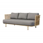 Cane-line Sense/Moments 3-seater sofa cushion set INDOOR, 7543Y126