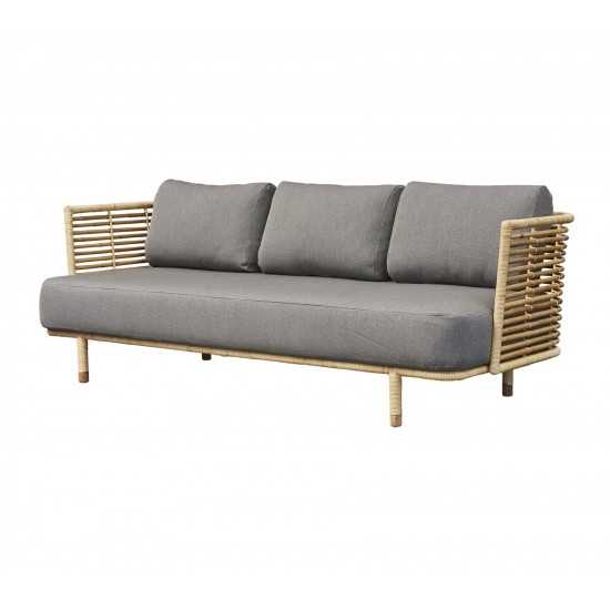 Cane-line Sense/Moments 3-seater sofa cushion set INDOOR, 7543Y126