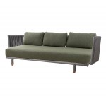 Cane-line Sense/Moments 3-seater sofa cushion set INDOOR, 7543YN111