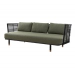Cane-line Sense/Moments 3-seater sofa cushion set INDOOR, 7543YN111