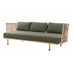 Cane-line Sense/Moments 3-seater sofa cushion set INDOOR, 7543YN111