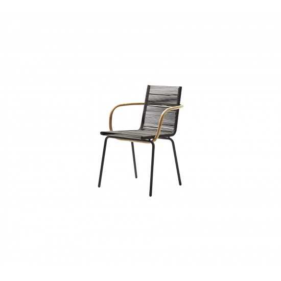 Cane-line Sidd armchair, rattan, stackable INDOOR, 7424RTB