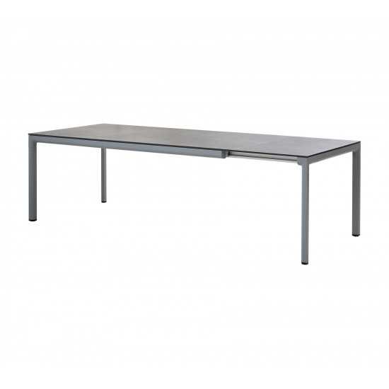 Cane-line Drop dining table base w/47.25 in extension, 50407AI