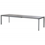 Cane-line Drop dining table base w/47.25 in extension, 50407AI