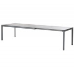 Cane-line Drop dining table base w/47.25 in extension, 50407AI