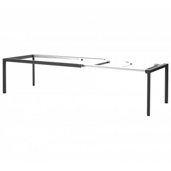 Cane-line Drop dining table base w/120 extension, 50407AL