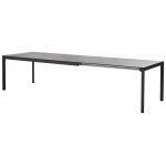 Cane-line Drop dining table base w/120 extension, 50407AL