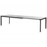 Cane-line Drop dining table base w/120 extension, 50407AL