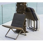 Cane-line Traveller lounge folding chair, 8432SFTG