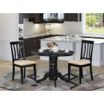 3 Pc Dinette Table Set-Small Kitchen Table And 2 Dining Chairs