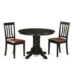 3 Pcsmall Kitchen Table Set For 2-Small Kitchen Table And 2 Kitchen Chairs