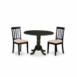 3 Pc Dinette Table Set-Dining Table And 2 Dining Chairs