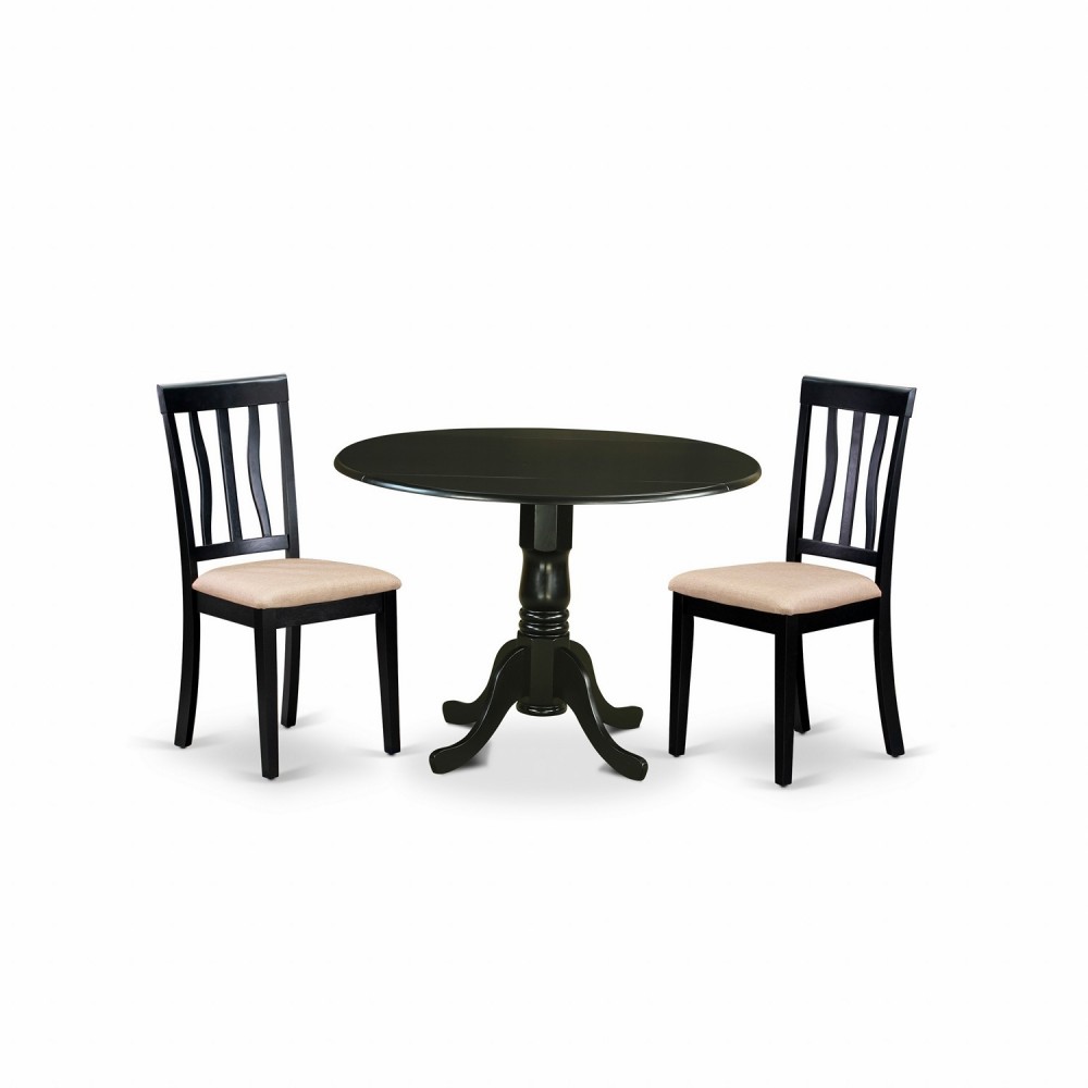 3 Pc Dinette Table Set-Dining Table And 2 Dining Chairs