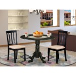 3 Pc Dinette Table Set-Dining Table And 2 Dining Chairs