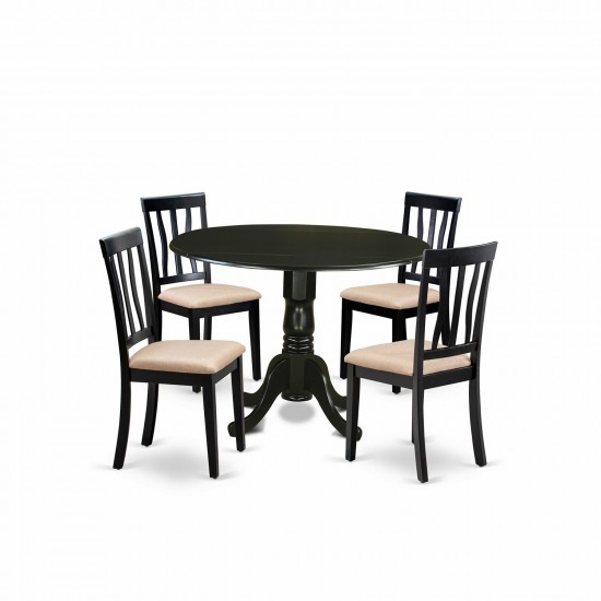 5 Pc Table Set - Dining Table And 4 Kitchen Dining Chairs