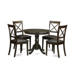 5 Pc Kitchen Nook Dining Set-Kitchen Table Plus 4 Chairs For Dining Room