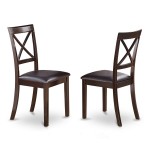 3 Pc Kitchen Nook Dining Set-Dining Table And 2 Dining Chairs, Cappuccino