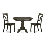 3 Pc Kitchen Table Set-Table And 2 Dining Chairs