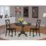 3 Pc Kitchen Table Set-Table And 2 Dining Chairs