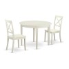 3 Pc Dining Room Set For 2-Small Kitchen Table And 2 Kitchen Chairs