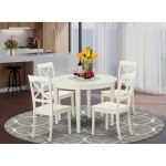 5 Pckitchen Nook Dining Set For 4-Table And 4 Kitchen Chairs