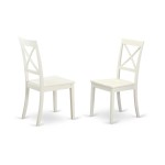 3 Pcsquare Kitchen Table And 2 Wood Kitchen Dining Chairs In Linen White