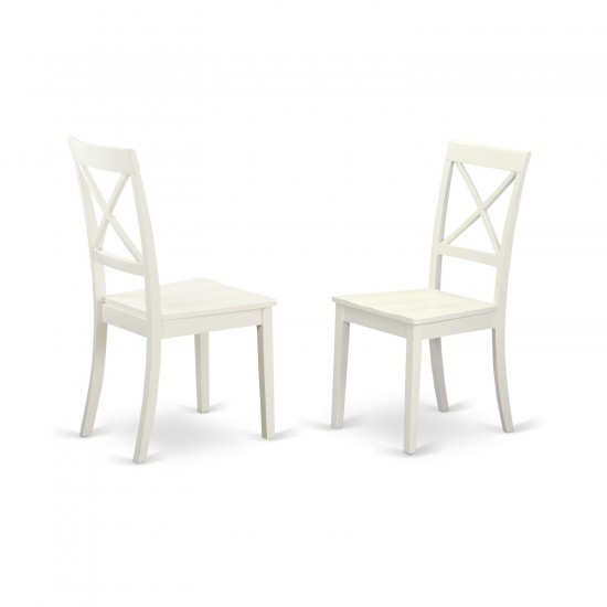 3 Pcsquare Kitchen Table And 2 Wood Kitchen Dining Chairs In Linen White