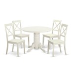 5 Pc Kitchen Nook Dining Set - Kitchen Table And 4 Dinette Chairs