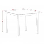 5 Pc Pub Table Set-Counter Height Table And 4 Stools