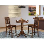 3 Pcpub Table Set-Pub Table And 2 Dinette Chairs