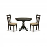 Hlca3-Cap-C 3 Pc Kitchen Nook Dining Set-Dining Table And 2 Dinette Chairs